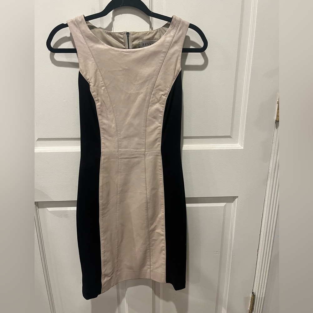 Renvy Genuine Leather Dress, never worn